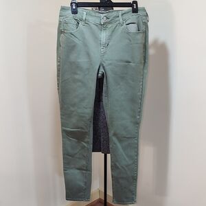 Host Pick Whoop 😝 Women's Rock Star Super Skinny Green Denim Jeans